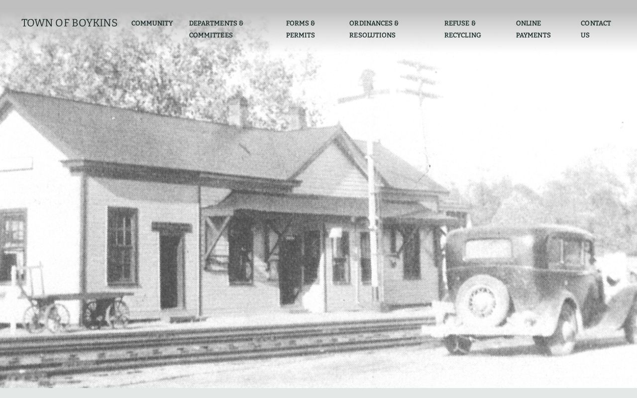 Boykins criminal records starting point in Southampton County on the official town website